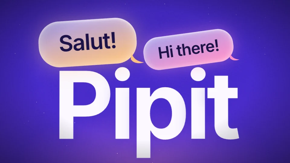 Frame from “Pipit — Hello in every language”