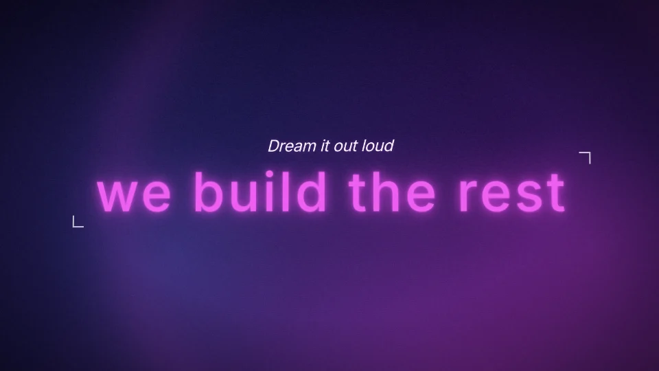 Frame from “Voltra — Dream it out loud”