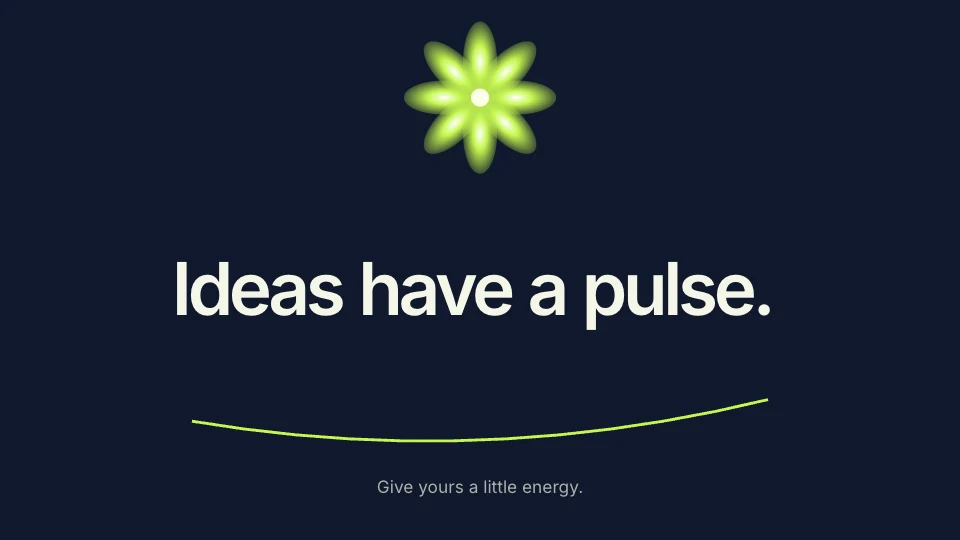 Frame from “Pulse — Ideas in motion”
