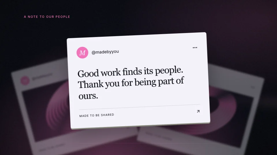 Frame from “The community note”